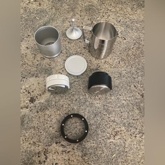 58mm Coffee Espresso Tamper Distributor Funnel Blind Shaker Milk Frothing Cup - Picture 5 of 8